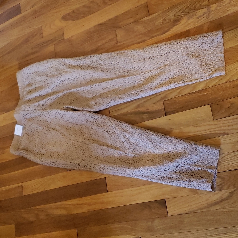 Chico's Misses Lined Lace Ankle Pants NWT Size Small